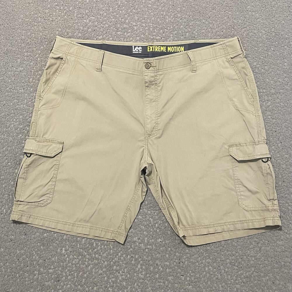 Lee Shorts Mens 48 Beige Extreme Motion Crossroad Relaxed Fit Cargo Pants